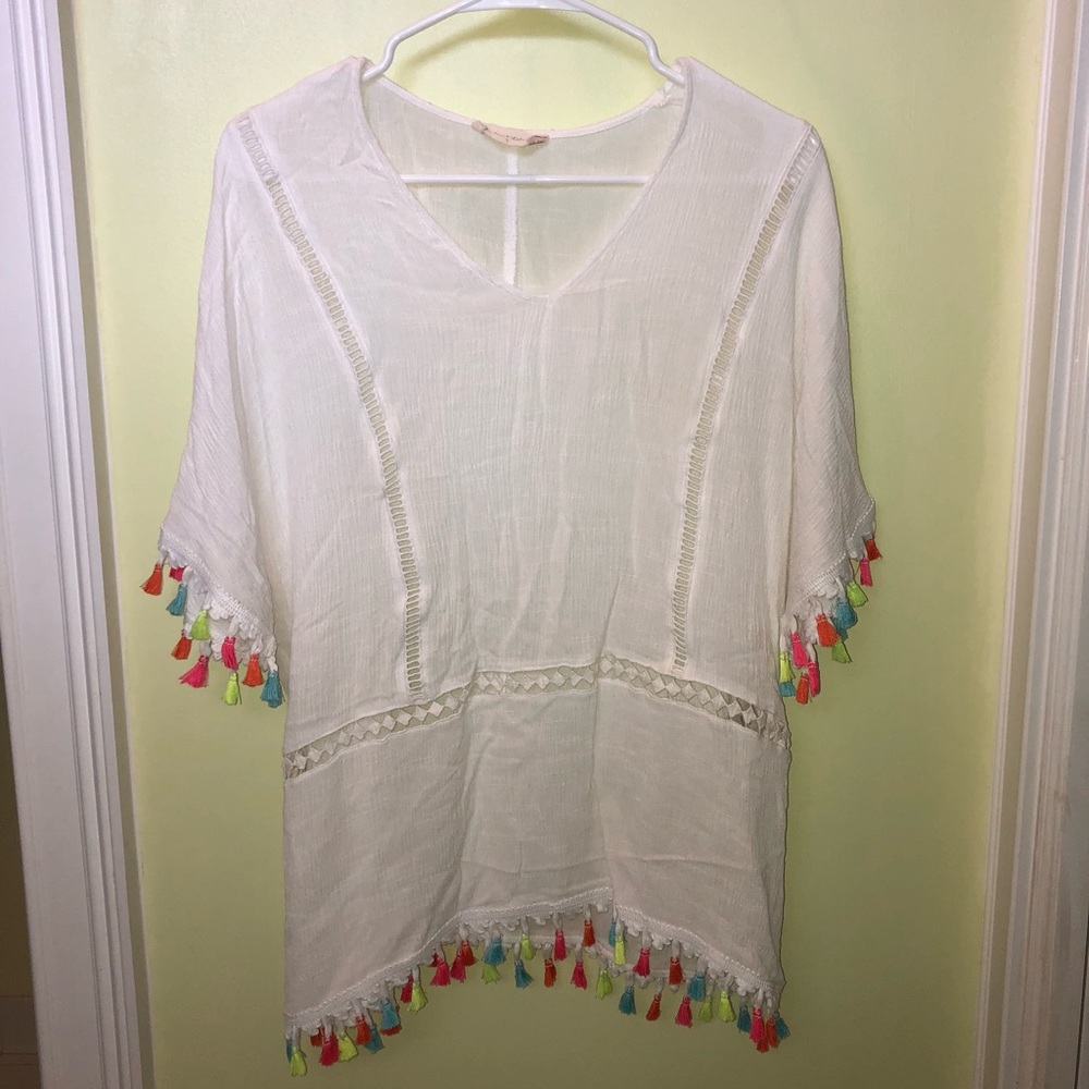 Altar’d State beach cover up with tassels